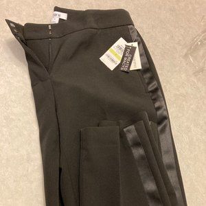Bar III Tuxedo Satin-Stripe Straight-Leg Pants